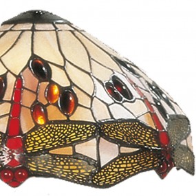 Golden Dragonfly Small 12" Tiffany Lamp Shade Replacement