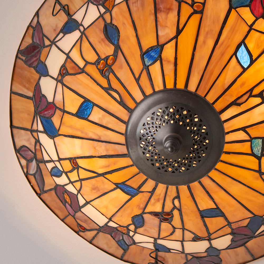 Interiors 1900 Bernwood Large 20-Inch Tiffany Lamp Shade Replacement