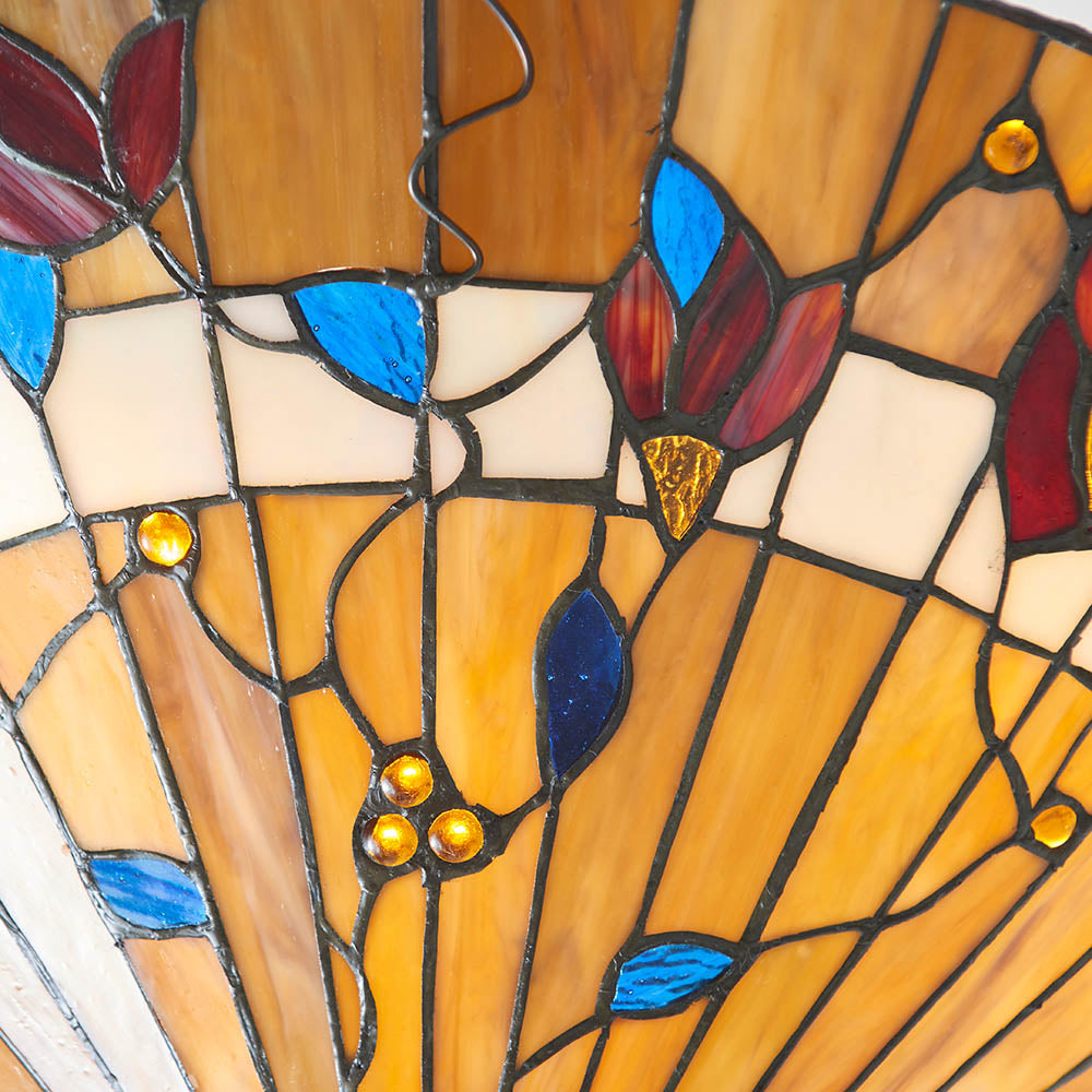 Interiors 1900 Bernwood Large 20-Inch Tiffany Lamp Shade Replacement
