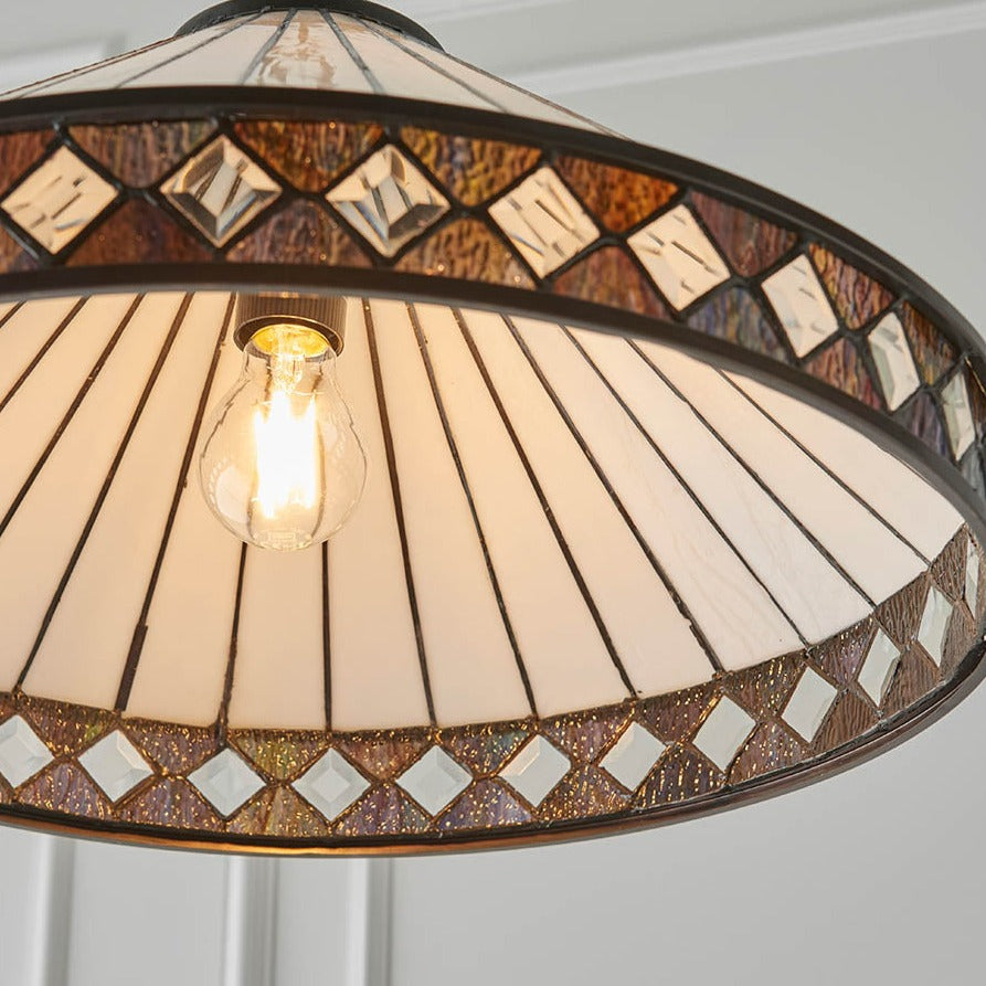 Interiors 1900 Fargo 20-inch Large Tiffany Replacement Lamp Shade