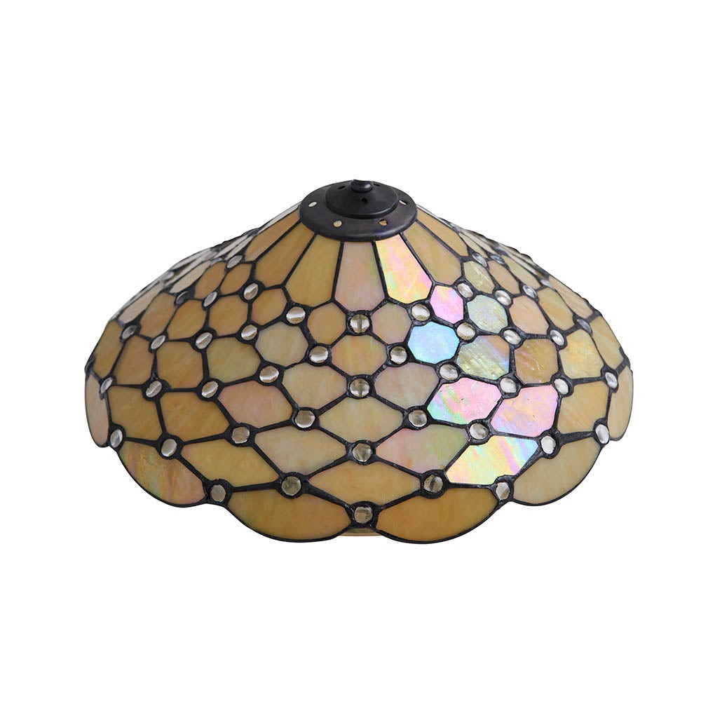 Interiors 1900 Pearl 15-inch Tiffany ShadeLamp Shade Replacement