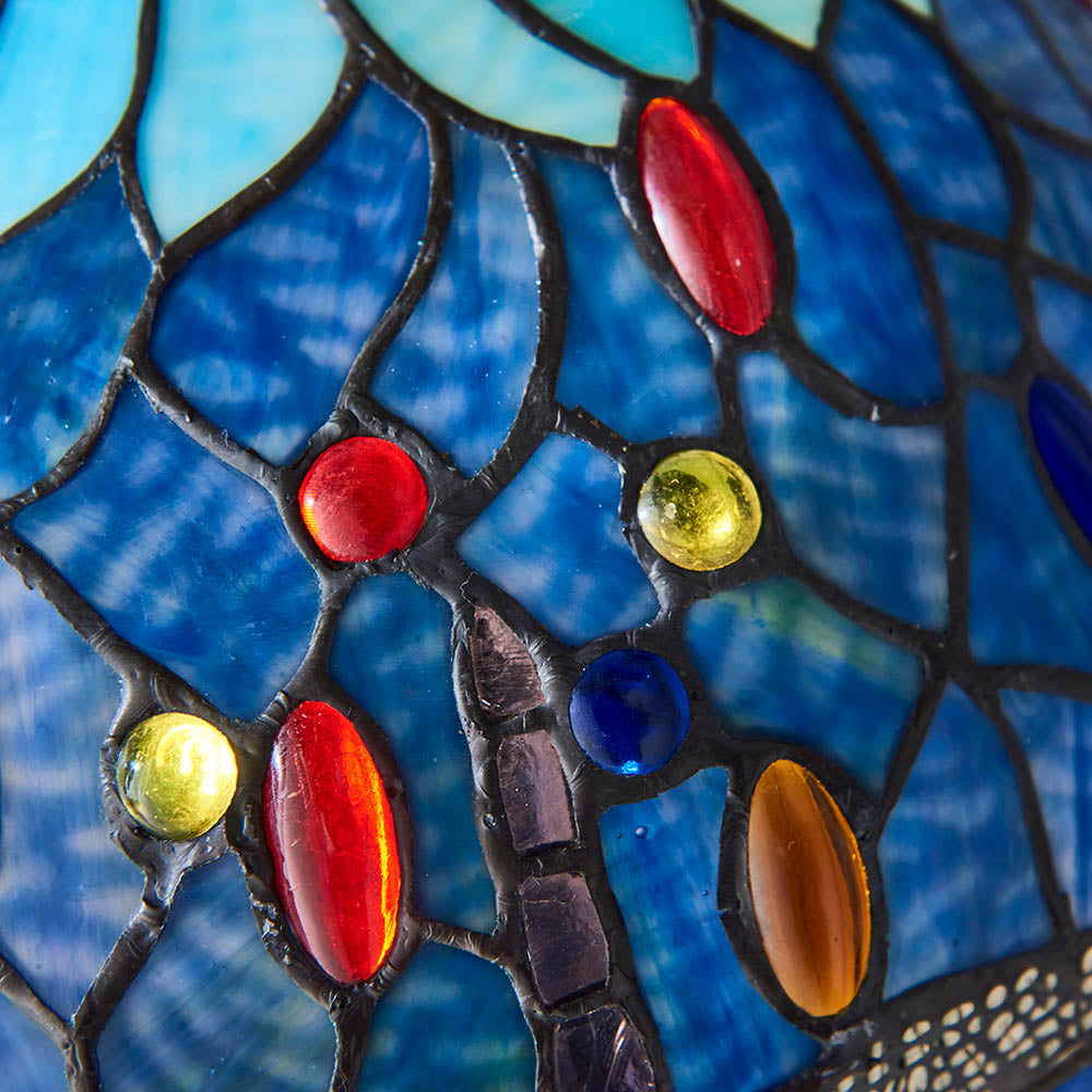 Blue Dragonfly 8-inch Tiffany Replacement Lamp Shade
