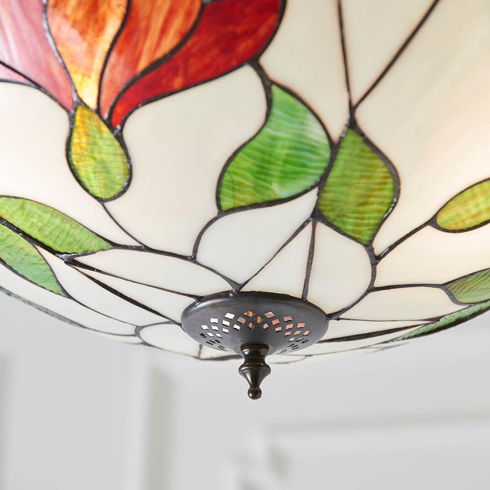 Interiors 1900 Botanica 18-Inch Tiffany Lamp Shade Replacement