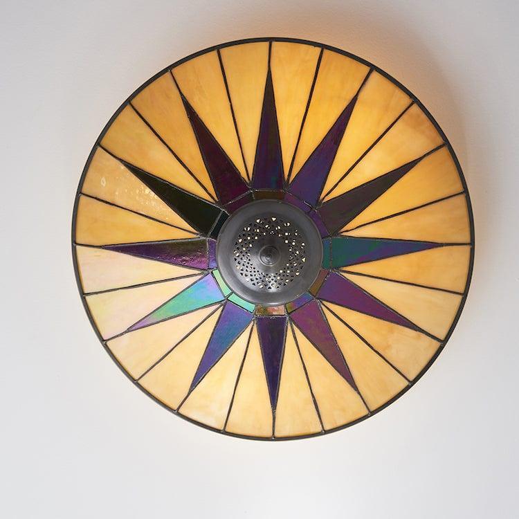 Interiors 1900 Dark Star Large 19" Tiffany Replacement Lamp Shade